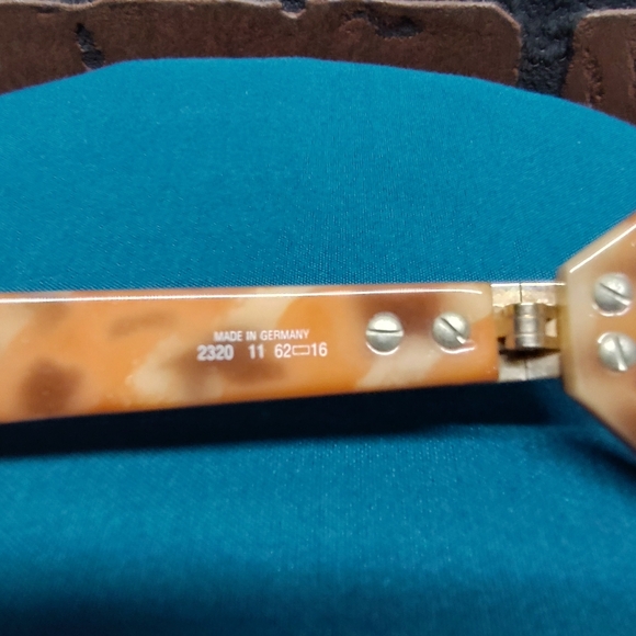 Christian Dior tortoise shell frames only retro hippie glasses 70's - Picture 10 of 11